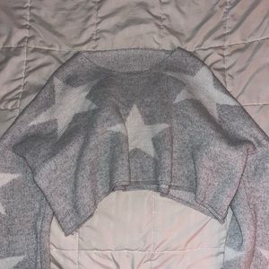 cropped star sweater